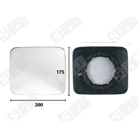 Verre de Rétroviseur Pour IVECO EUROCARGO I-III EUROSTAR EUROTECH MH 42548403