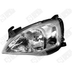 Phare Avant Droit Pour Opel Combo Camionnette/Monospace Tour Corsa C 1216093