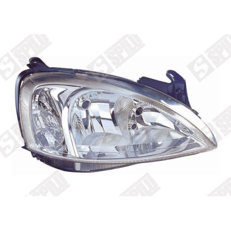 Phare Avant Droit Pour Opel Combo Camionnette/Monospace Tour Corsa C 1216143