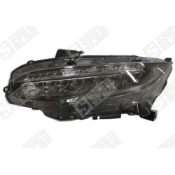 Phare Avant Gauche Pour Honda Civic X 3/5 Portes A Trois Volumes 33150-TET-H11