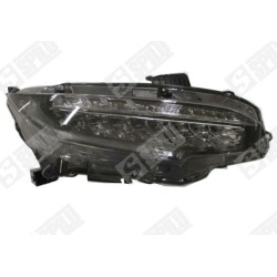 Phare Avant Droit Pour Honda Civic X 3/5 Portes A Trois Volumes 33100-TET-H11