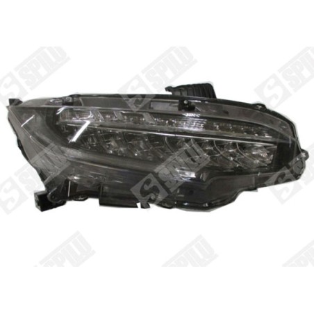 Phare Avant Droit Pour Honda Civic X 3/5 Portes A Trois Volumes 33100-TET-H11