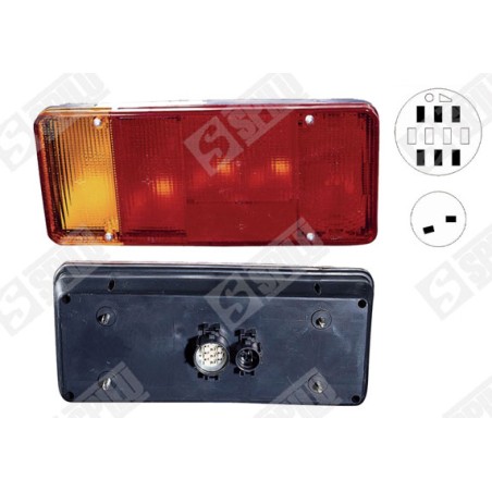 Feu Arrière Gauche Pour IVECO EUROCARGO I-III 500382616