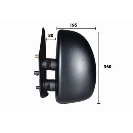 Rétroviseur Gauche Pour Peugeot Fiat Citroën 8153JS 1325627080 8149H8