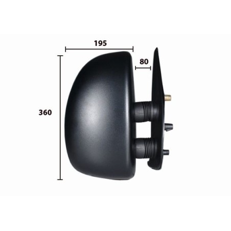 Rétroviseur Droit Pour Peugeot Fiat Citroën 8153JR 1325626080 8149H6