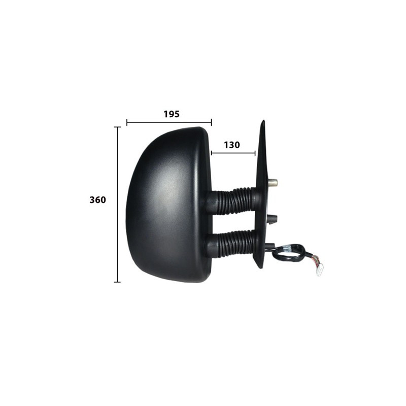 Rétroviseur Droit Pour Peugeot Fiat Citroën 8149J4 1325628080 8149J5