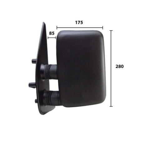 Rétroviseur Gauche Pour Peugeot Fiat Citroën 8148EQ 1312467080 8153GT