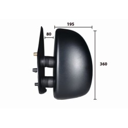 Rétroviseur Gauche Pour Peugeot Fiat Citroën 8153CL 0735326499 8149J2