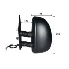 Rétroviseur Gauche Pour Peugeot Fiat Citroën 0735318854 8149K0