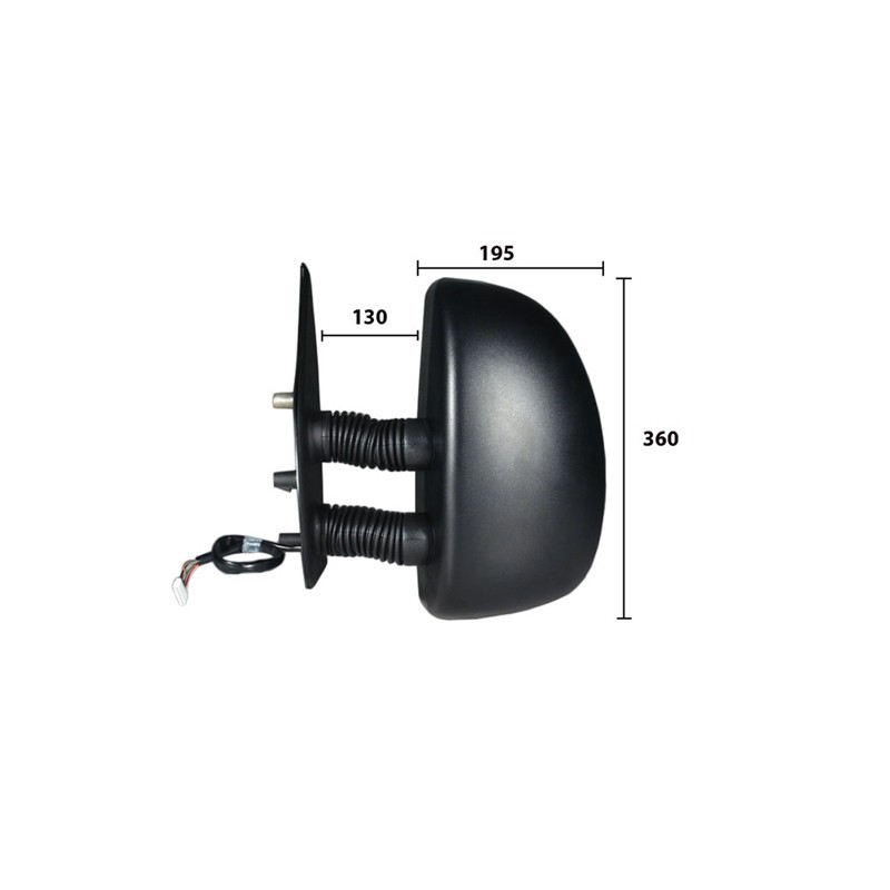 Rétroviseur Gauche Pour Peugeot Fiat Citroën 0735318854 8149K0
