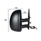 Rétroviseur Droit Pour Peugeot Fiat Citroën 0735318848 8149J8
