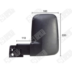 Rétroviseur Gauche Pour Ford Transit Autobus/Autocar Camionnette 6831697