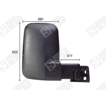 Rétroviseur Droit Pour Ford Transit Autobus/Autocar Camionnette 6831642