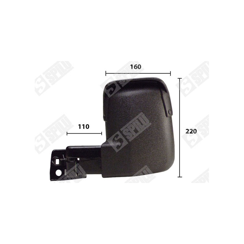 Rétroviseur Gauche Pour Ford Transit Autobus/Autocar Camionnette 6831697