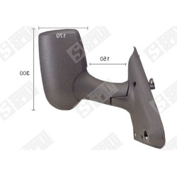 Rétroviseur Droit Pour Ford Transit Autobus/Autocar Camionnette 1821779 4643394