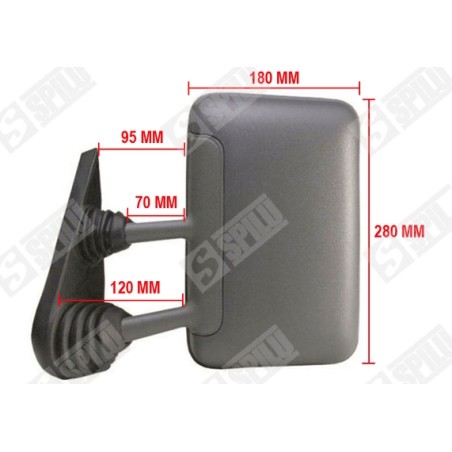 Rétroviseur Gauche Pour Iveco Daily II Autobus/Autocar Camionnette 93924654