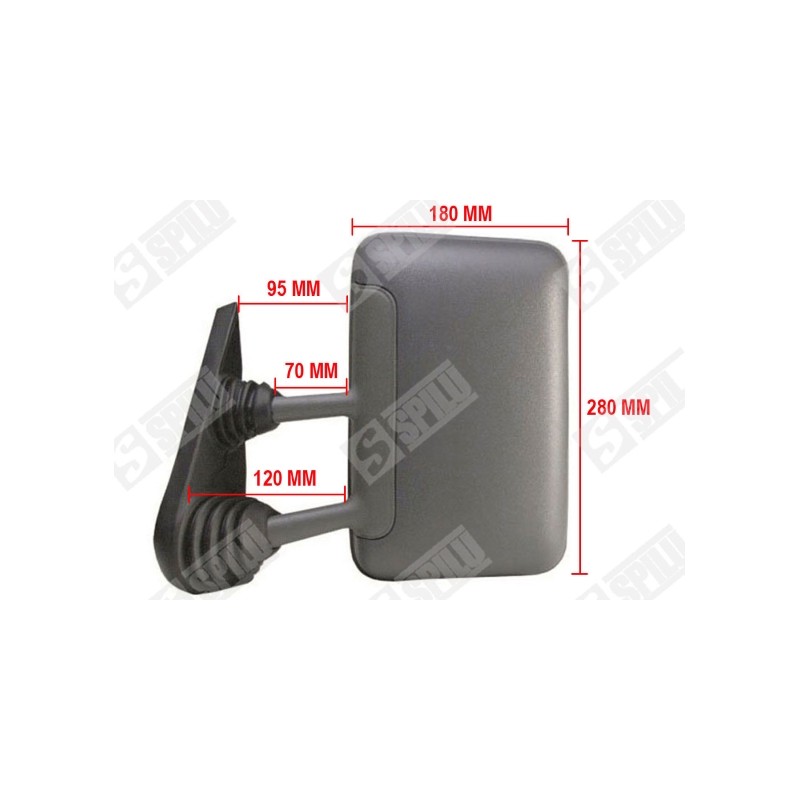 Rétroviseur Gauche Pour Iveco Daily II Autobus/Autocar Camionnette 93924654
