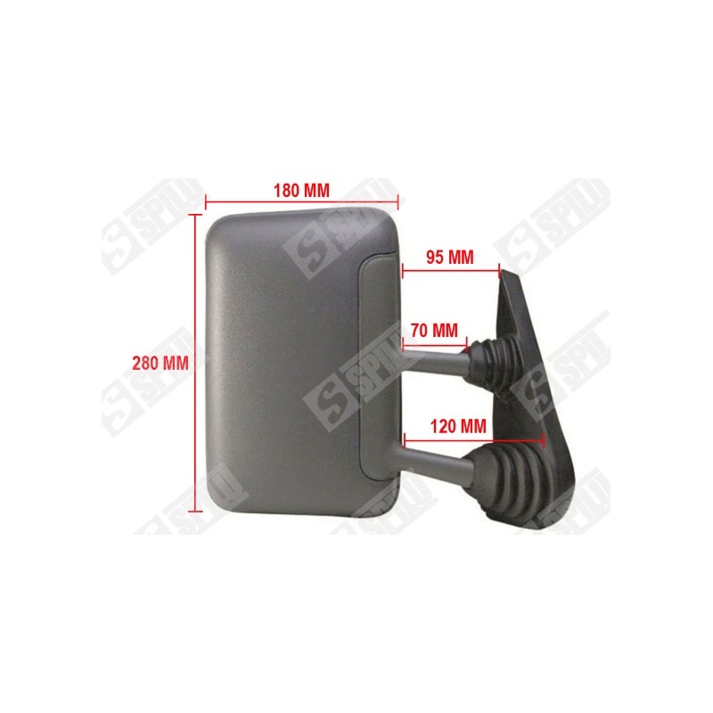 Rétroviseur Droit Pour Iveco Daily II Autobus/Autocar Camionnette 8SB507021001