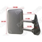Rétroviseur Droit Pour Iveco Daily II Autobus/Autocar Camionnette 93936851