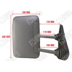 Rétroviseur Droit Pour Iveco Daily II Autobus/Autocar Camionnette 93936851