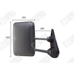Rétroviseur Droit Pour Iveco Daily II Autobus/Autocar Camionnette 93936855