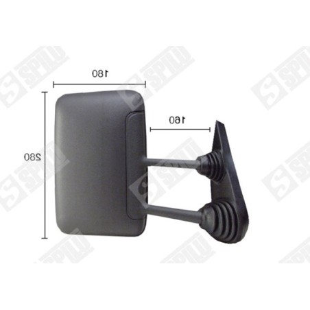 Rétroviseur Droit Pour Iveco Daily II Autobus/Autocar Camionnette 93936855