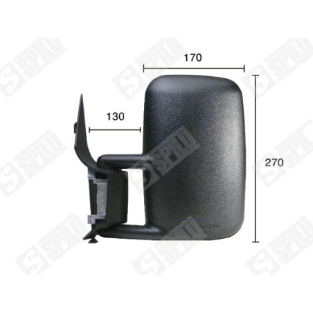 Rétroviseur Droit Pour VW LT 28-35 II 28-46 2D1857502A