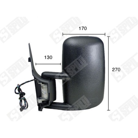 Rétroviseur Gauche Pour VW LT 28-35 II 28-46 2D1857501C