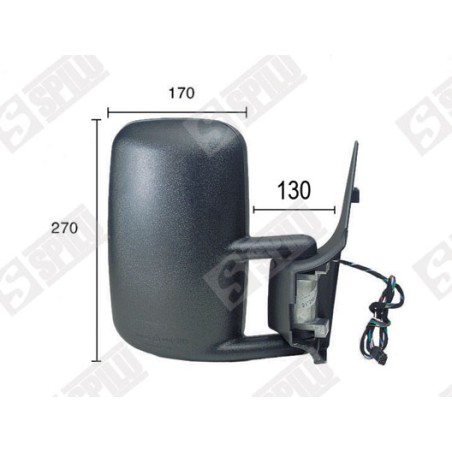 Rétroviseur Droit Pour MERCEDES Sprinter 4-T Autobus/Autocar Camionnette