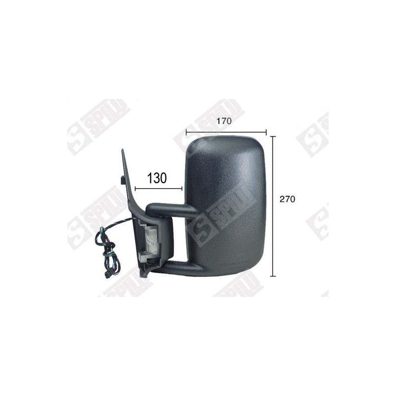 Rétroviseur Gauche Pour MERCEDES Sprinter 4-T Autobus/Autocar Camionnette