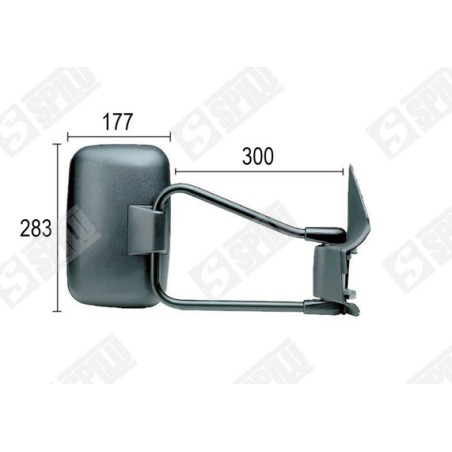 Rétroviseur Droit Pour MERCEDES Sprinter 2-T Autobus/Autocar Camionnette