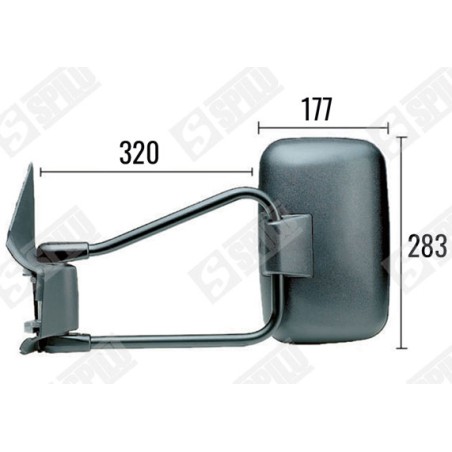 Rétroviseur Gauche Pour MERCEDES Sprinter 2-T Autobus/Autocar Camionnette