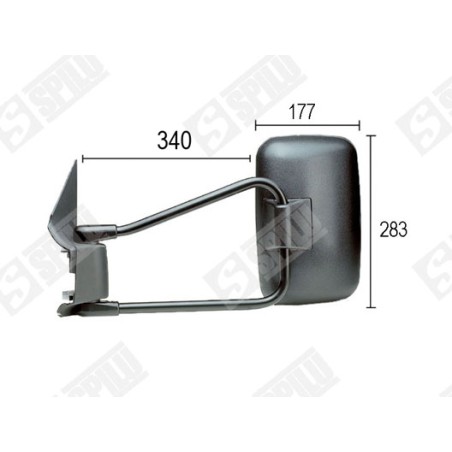 Rétroviseur Gauche Pour MERCEDES Sprinter 3-T Autobus/Autocar Camionnette