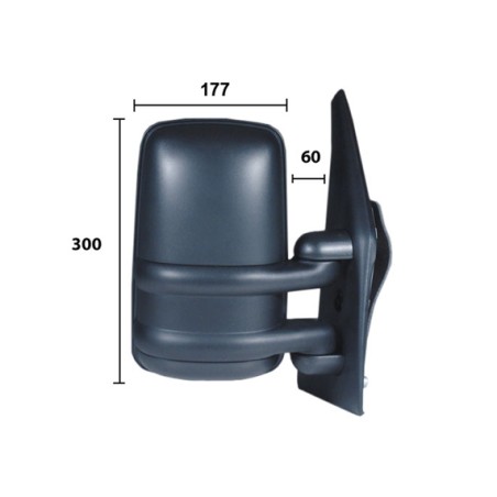 Rétroviseur Droit Pour Renault Opel Nissan 7700352180 4500396 7700354141