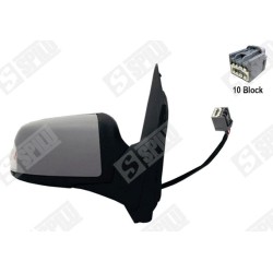 Rétroviseur Droit Pour Ford Focus II A Trois Volumes Camionnette/Break 1439068