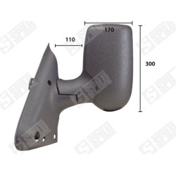 Rétroviseur Gauche Pour Ford Transit Autobus/Autocar Camionnette 1821780