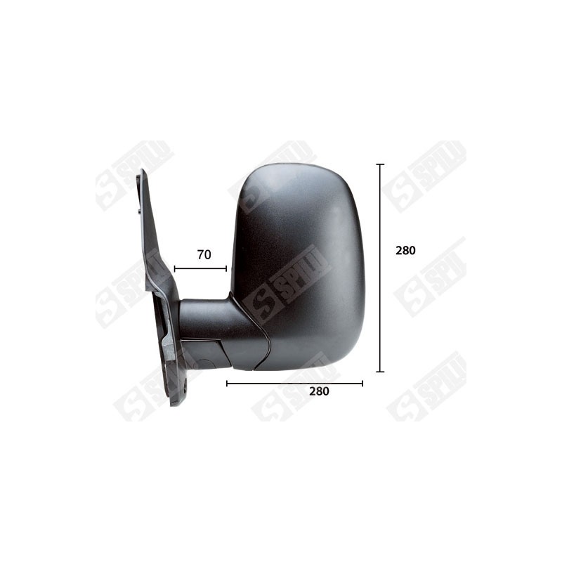 Rétroviseur Gauche Pour Ford Transit Autobus/Autocar Camionnette 1053418