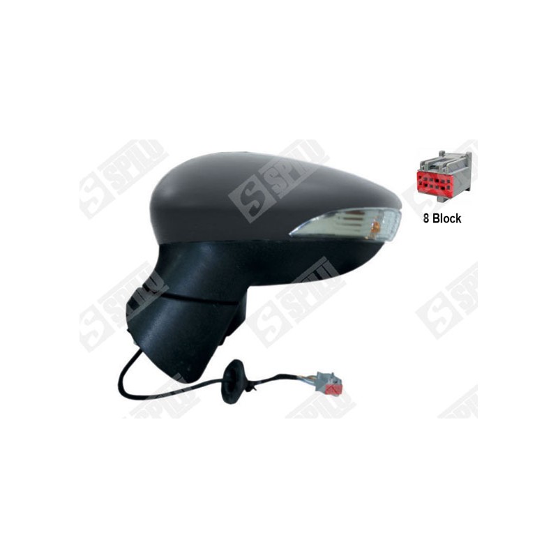 Rétroviseur Gauche Pour Ford Fiesta A Trois Volumes VI 1542172 1547274 1671046