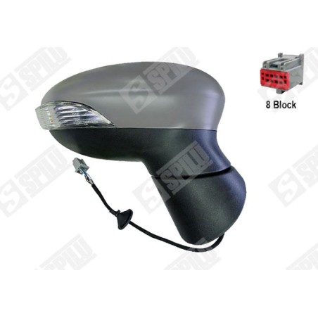 Rétroviseur Droit Pour Ford Fiesta A Trois Volumes VI 1531440 1542155 1547275
