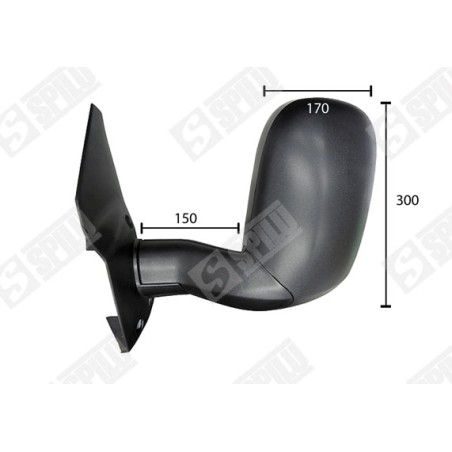 Rétroviseur Gauche Pour Ford Transit Autobus/Autocar Camionnette 1026893