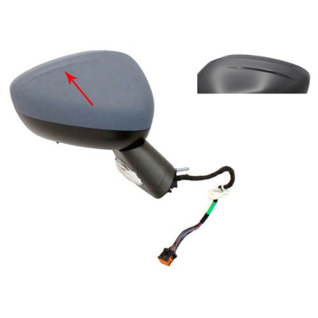 Rétroviseur Droit Pour Citroën C4 II Camionnette - 3/5 Portes 1608534080