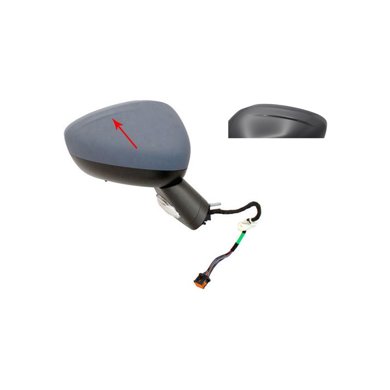 Rétroviseur Droit Pour Citroën C4 II Camionnette - 3/5 Portes 1608534080