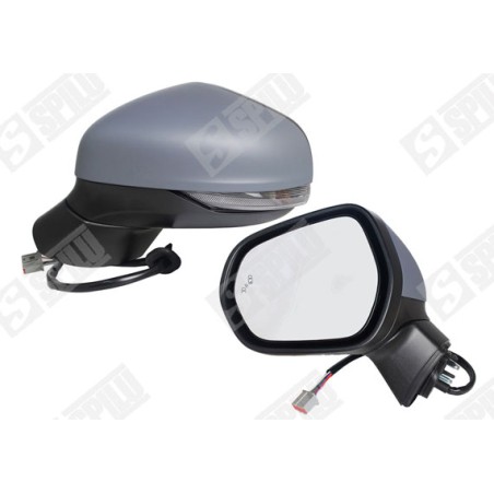 Rétroviseur Gauche Pour Ford Fiesta VII Van 2085109 2085123 2085129 2087333
