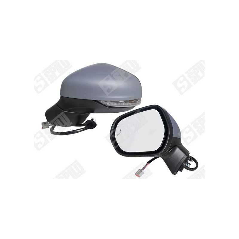Rétroviseur Gauche Pour Ford Fiesta VII Van 2085109 2085123 2085129 2087333