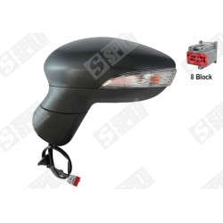 Rétroviseur Gauche Pour Ford Fiesta A Trois Volumes VI 1531442 1542172 1547274