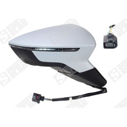 Rétroviseur Droit Pour Seat Leon Camionnette - 3/5 Portes SC ST 5F0 857 522 A