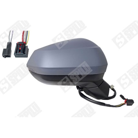 Rétroviseur Droit Pour Audi Q2 81A 857 528 GRU 81B 857 410B 9B9