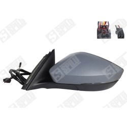 Rétroviseur Droit Pour Skoda Superb III Break 3V0857522 3V0857538AGRU 3V1857508