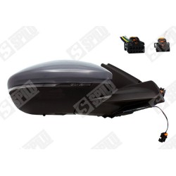 Rétroviseur Droit Pour Peugeot 208 II Opel Corsa F Camionnette - 3/5 Portes