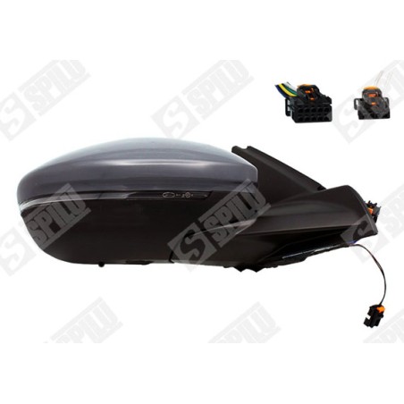 Rétroviseur Droit Pour Peugeot 208 II Opel Corsa F Camionnette - 3/5 Portes